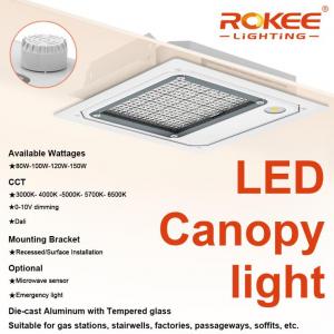Rokee 7th Generation LED Canopy Light Adds an Emergency Light and Microwave Sensor Design