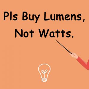 Should Solar Lighting Focus More On Wattage Or Lumens?